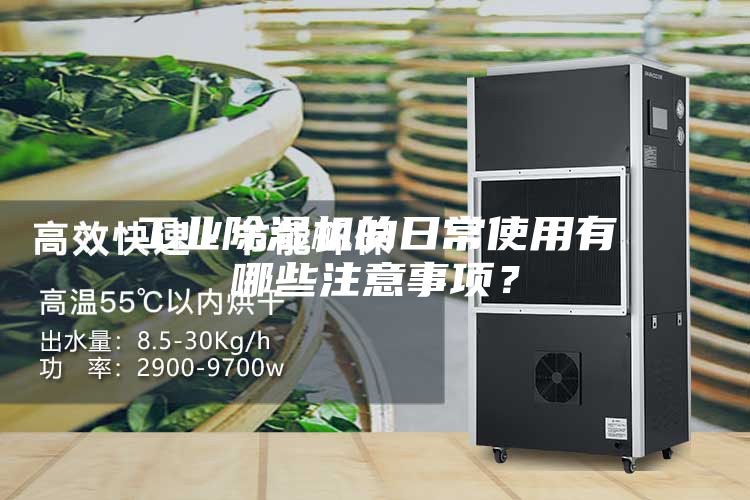 工業除濕機的日常使用有哪些注意事項？