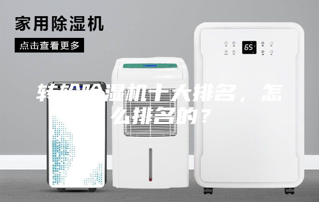轉輪除濕機十大排名，怎么排名的？