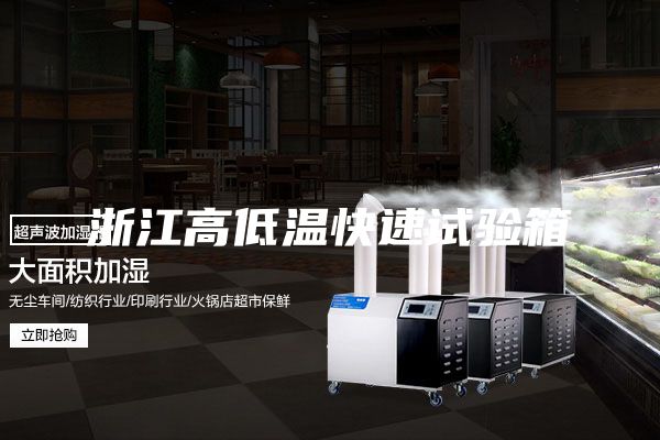 浙江高低溫快速試驗箱