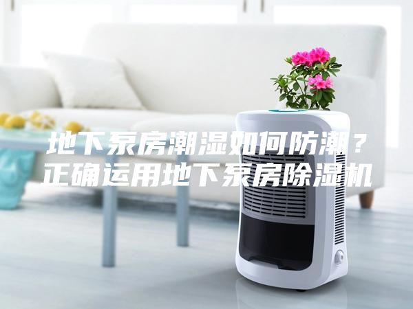 地下泵房潮濕如何防潮?正確運(yùn)用地下泵房除濕機(jī)