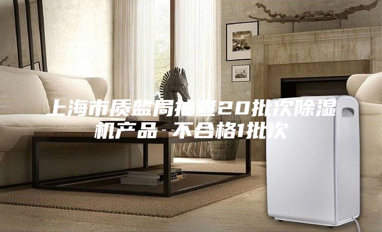 上海市質(zhì)監(jiān)局抽查20批次除濕機(jī)產(chǎn)品 不合格1批次