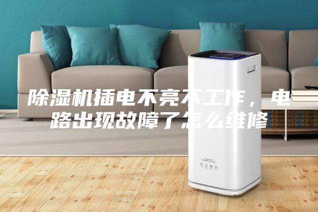 除濕機插電不亮不工作，電路出現故障了怎么維修