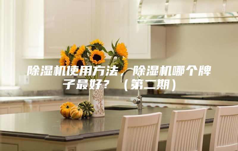 除濕機(jī)使用方法，除濕機(jī)哪個(gè)牌子最好？（第二期）