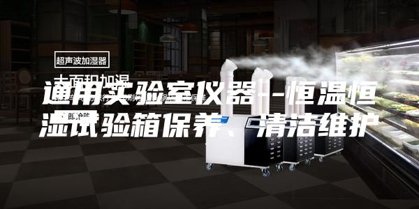 通用實(shí)驗(yàn)室儀器--恒溫恒濕試驗(yàn)箱保養(yǎng)、清潔維護(hù)