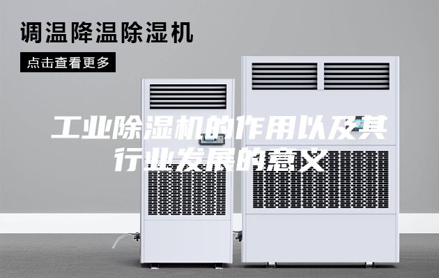 工業(yè)除濕機(jī)的作用以及其行業(yè)發(fā)展的意義