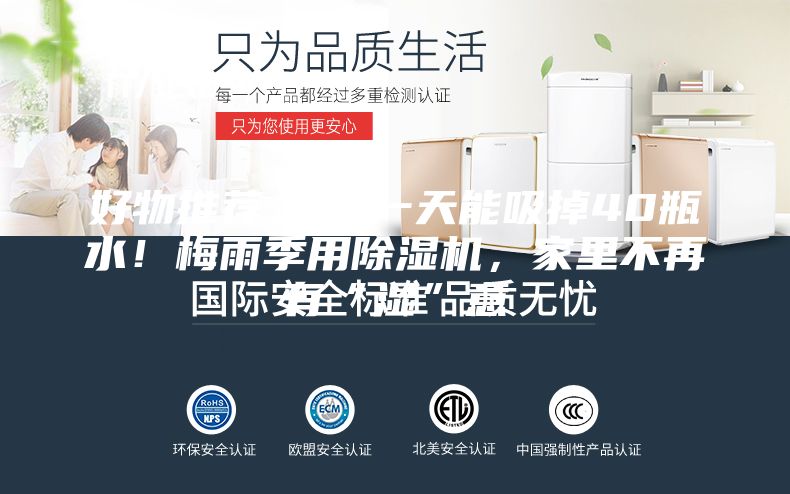 好物推薦 | 一天能吸掉40瓶水!梅雨季用除濕機(jī),家里不再有“濕”意