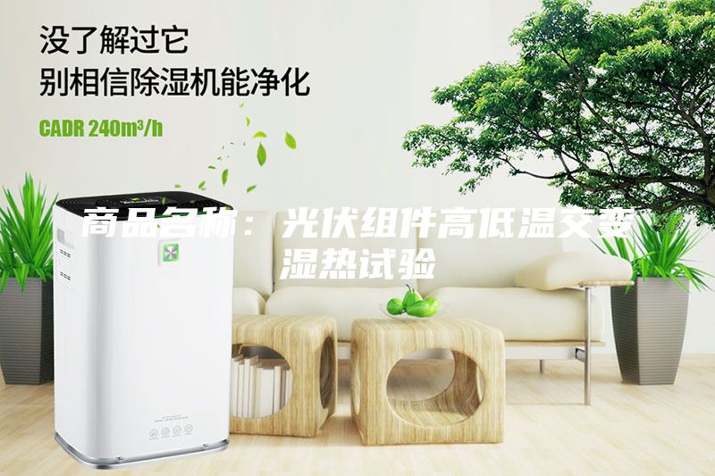 商品名稱：光伏組件高低溫交變濕熱試驗
