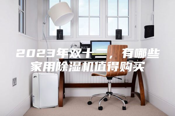 2023年雙十二，有哪些家用除濕機值得購買
