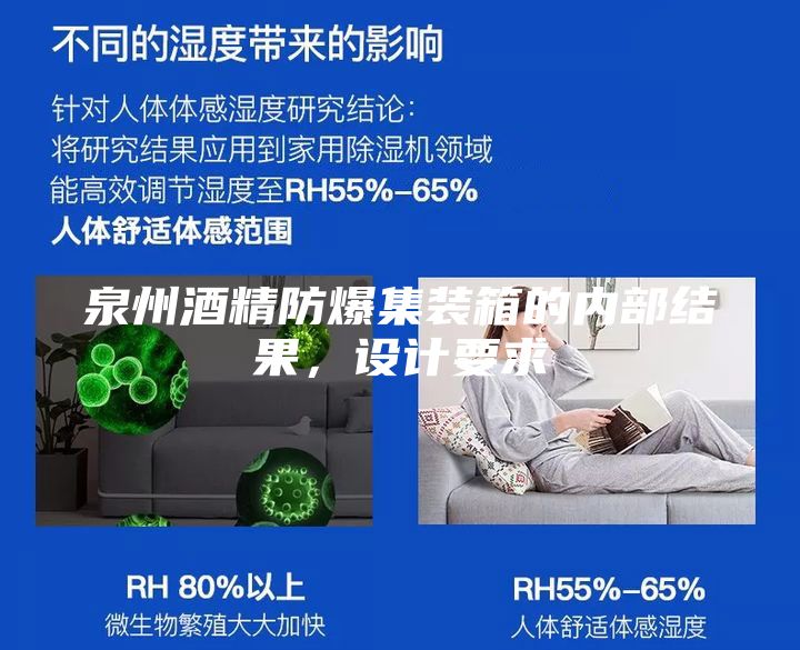 泉州酒精防爆集裝箱的內部結果，設計要求