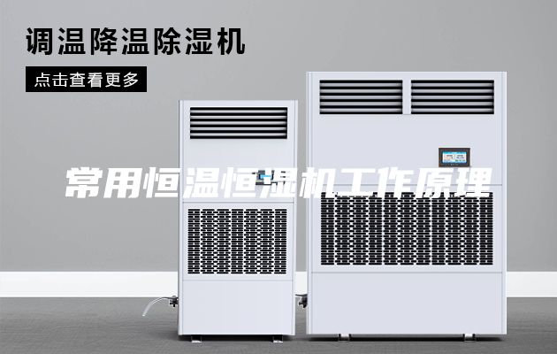 常用恒溫恒濕機工作原理