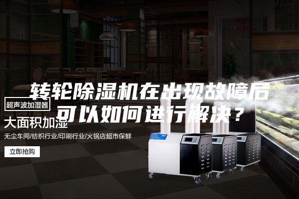 轉(zhuǎn)輪除濕機(jī)在出現(xiàn)故障后可以如何進(jìn)行解決?