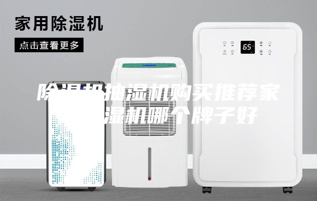 除濕機抽濕機購買推薦家用除濕機哪個牌子好