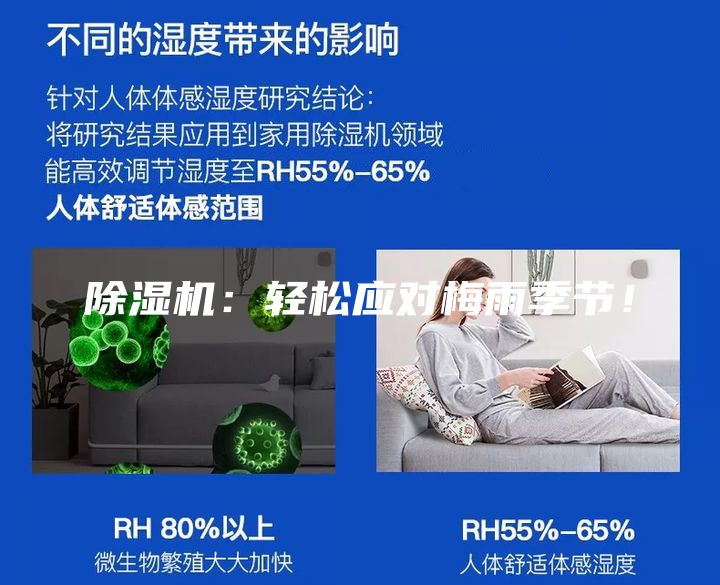 除濕機：輕松應對梅雨季節！
